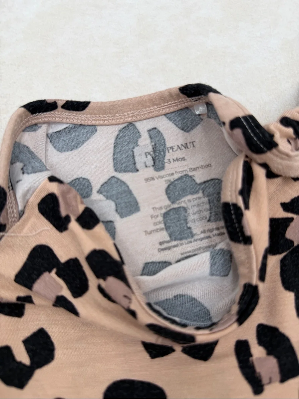 Posh Peanut Leopard Print Knot Gown